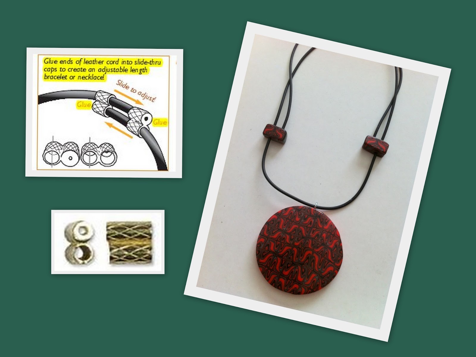 The Art Of My Clay Adjustable necklaces and bracelets? How?