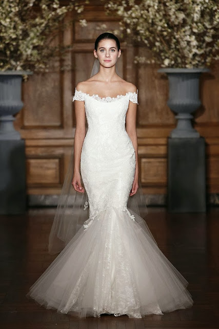 My-Fancy-Bride Blog: Attractive off-the-shoulder Bridal Gowns