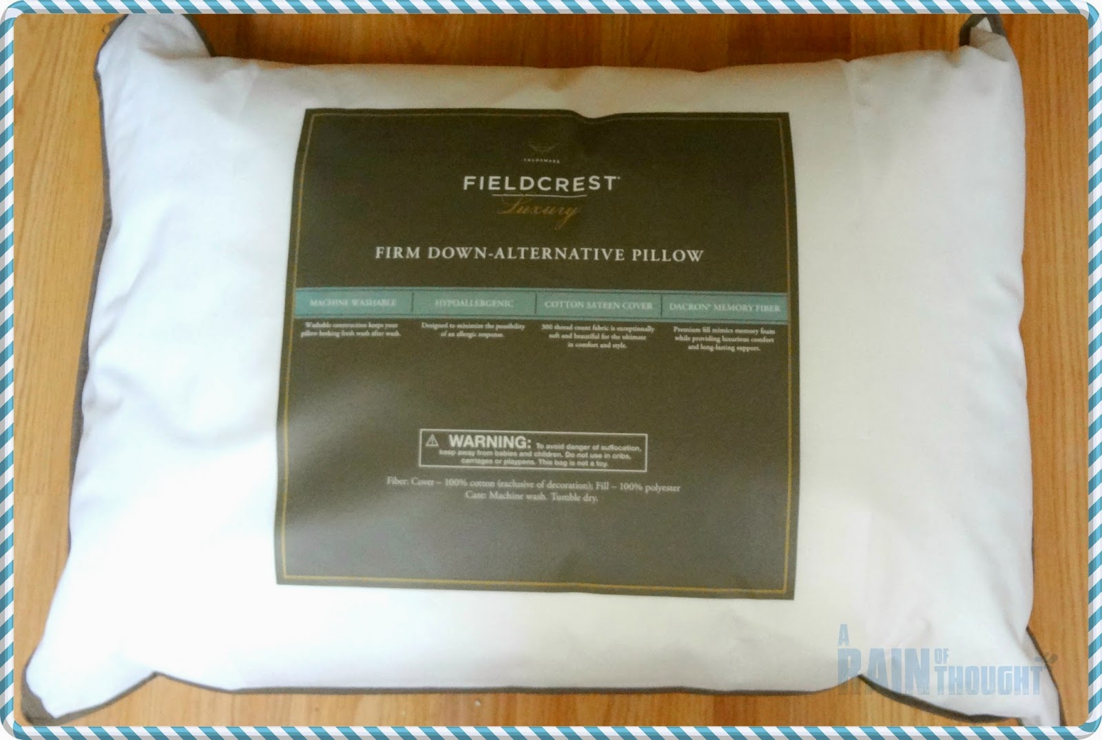 fieldcrest luxury memory fiber mattress topper white