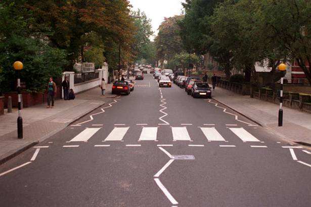 Beatles Walking Across Abbey Road Zebra CrossingWritely Expressed