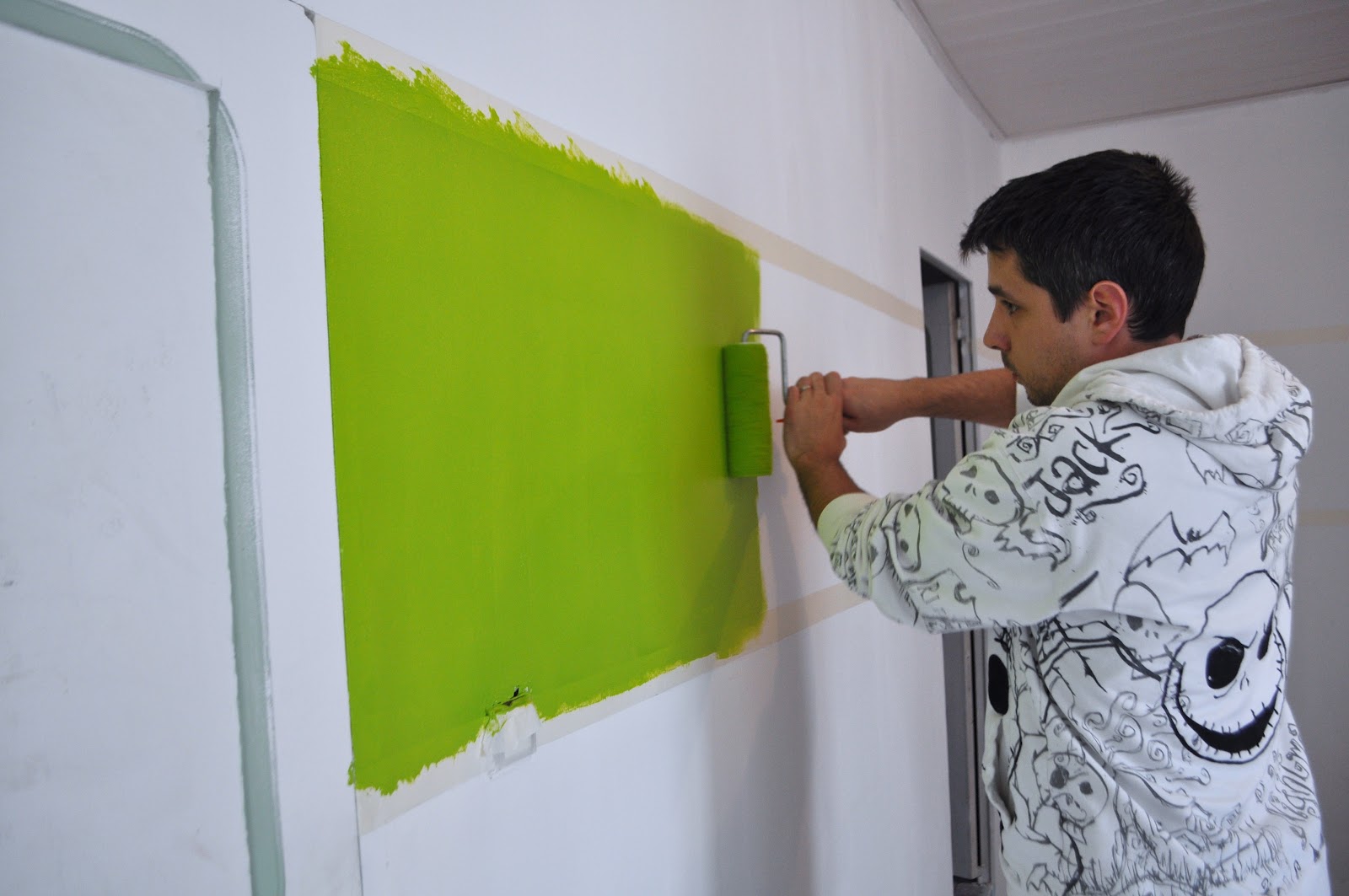 Chez les amoureux: chambre de bébé a : peinture terminée