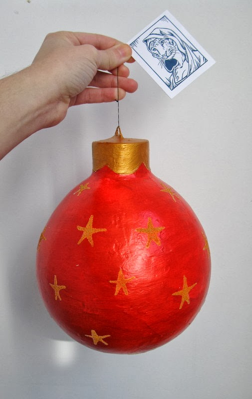 Argyle Fine Art Paper Mache Ornaments by Marie Jardine!