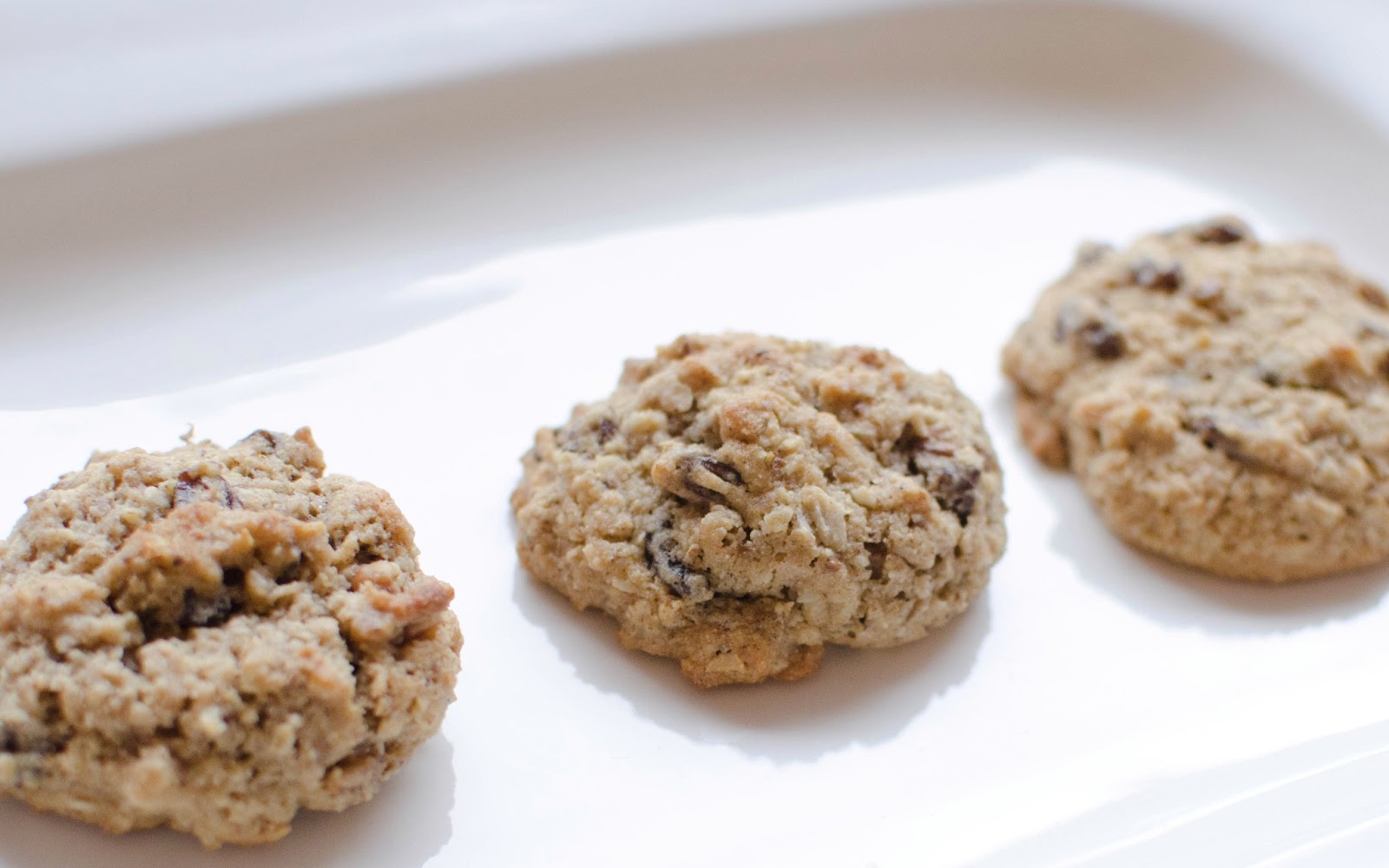 Fabulous Foods! Guiltfree Honey Wheat Oatmeal Cookies (no sugar!)