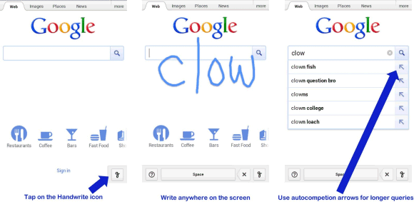 Handwriting Recognition Google Mobile Search google-handwrite.png