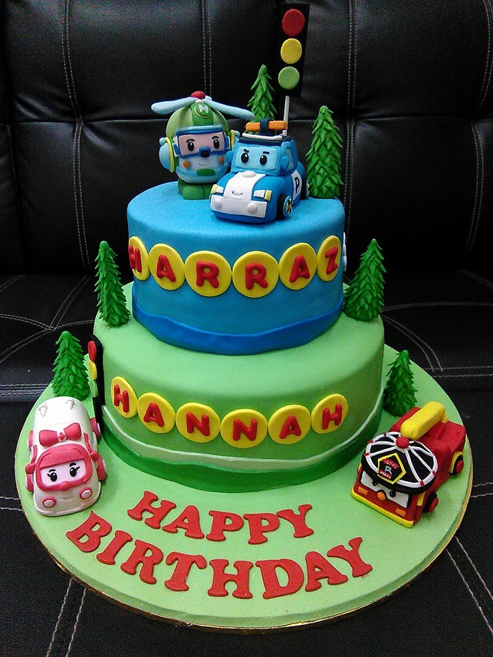 L�mis Cakes & Cupcakes Ipoh Contact 0125991233 Robocar poli Themed