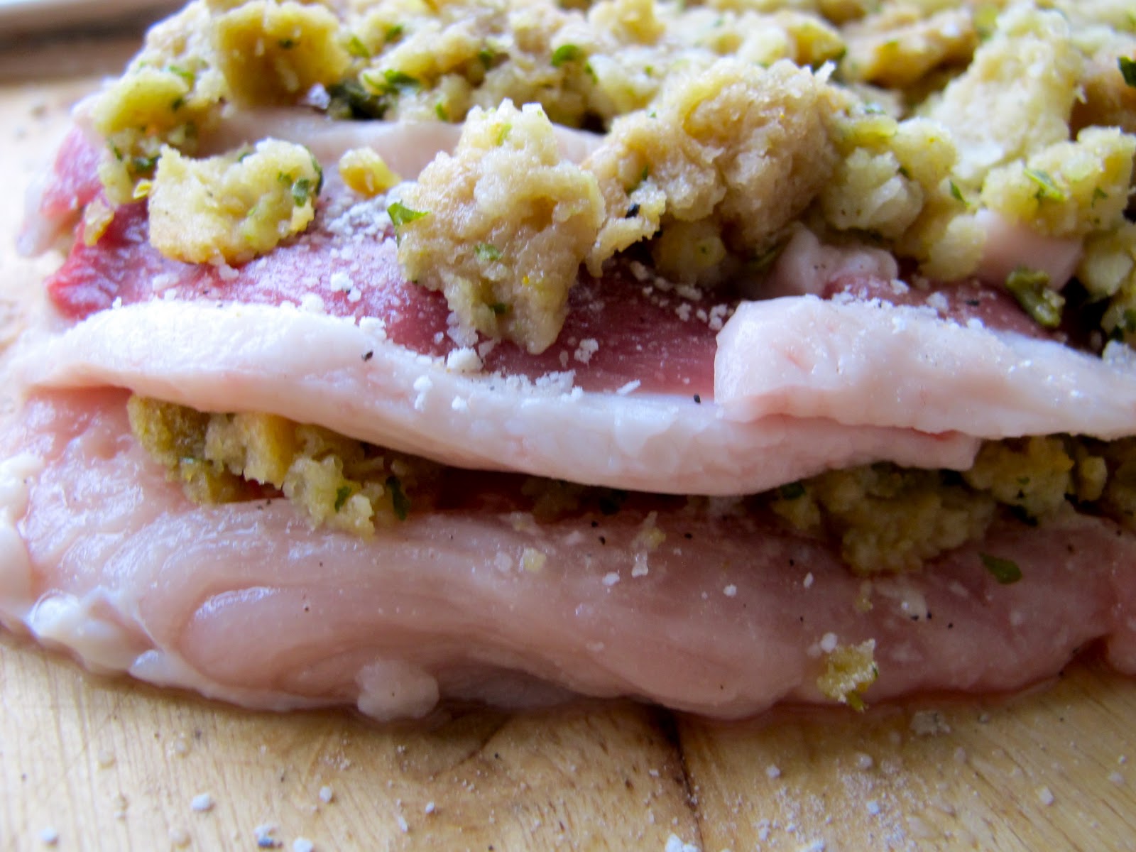 Knifing Forking Spooning Thanksgiving Dinner Turducken Roll