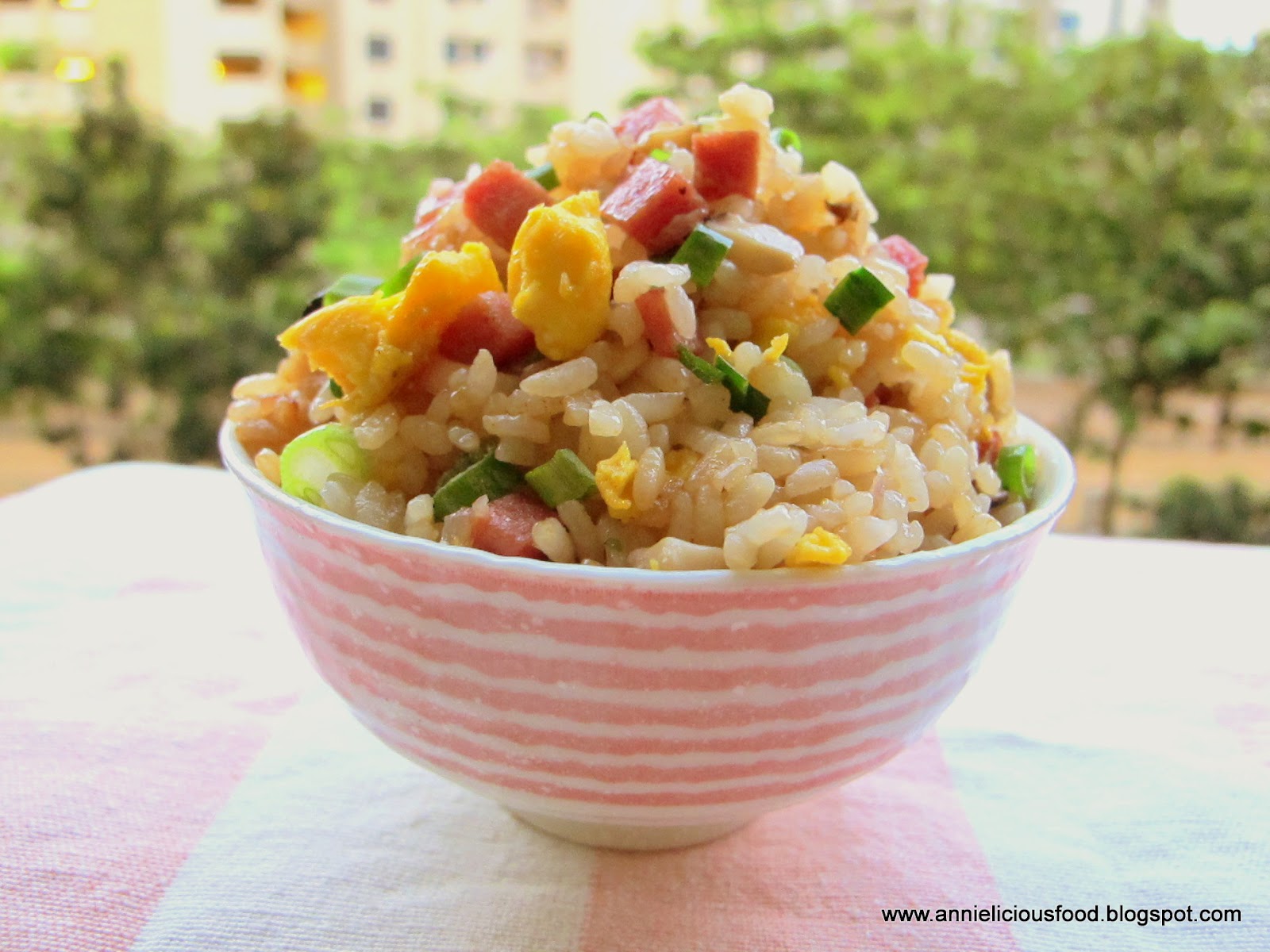 Annielicious Food SPAM Fried Rice (Using Koshihikari Rice)