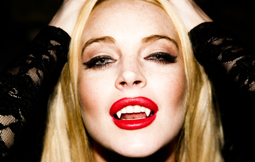 lindsay lohan vampire pictures. Lindsay Lohan#39;s Vampire Photo