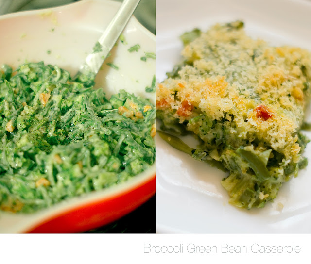 Broccoli N Green Bean Casserole thumb in plum