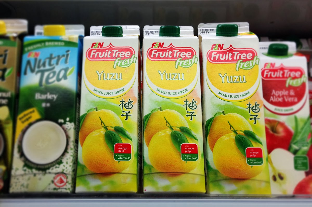 F&N Fruit Tree Fresh Yuzu Mixed Juice Drink The Dainty Candy