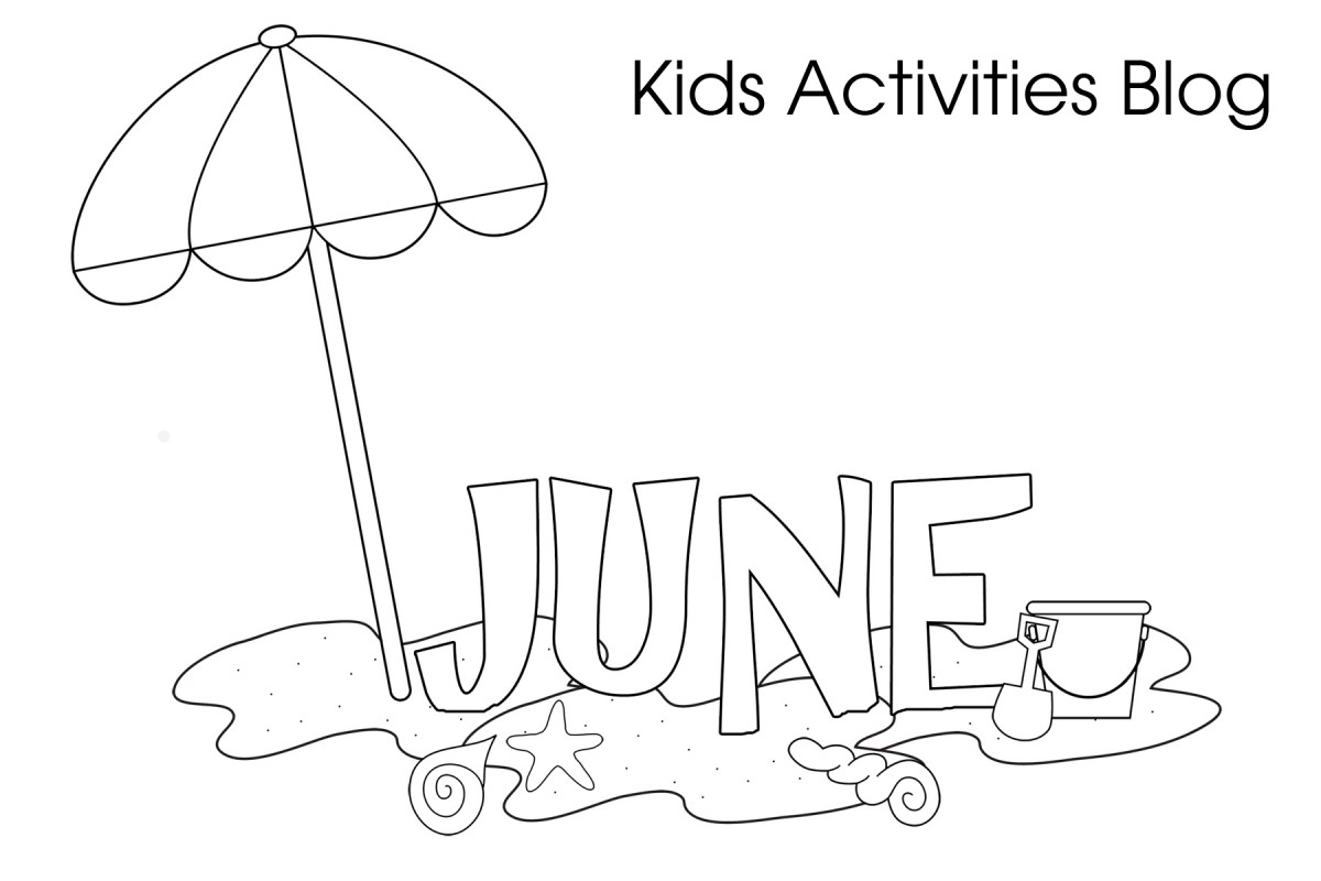 June Coloring Pages ~ Cute Printable Coloring Pages