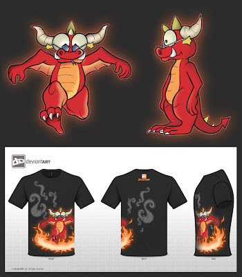 Dragon cartoon t-shirt