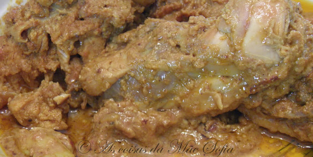 Frango curry masala / Chicken curry masala