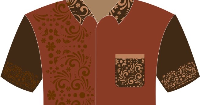 Free Download Vector Contoh Baju Batik Vector