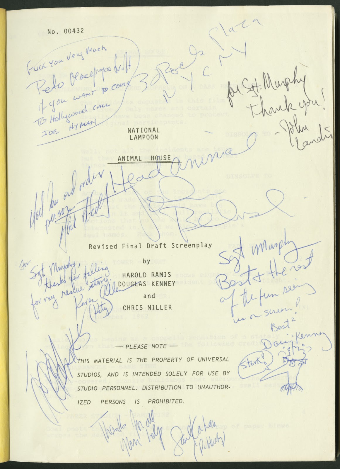 Rauner Special Collections Library: Animal House