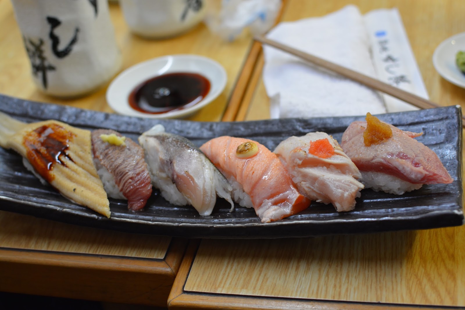 Aburi Sushi @ Sushi Sen, Tsukiji Fish Market