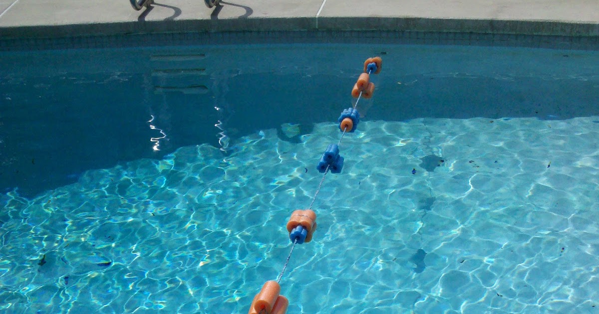 Katy Krafts Custom Pool Safety Rope for 6!