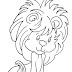 Desenho de Filhote de Leão para Colorir