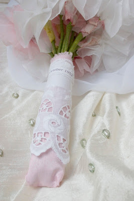 bouquet fabric flowers flower making lace fluffed adjusted tweeked individual then