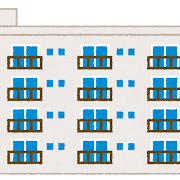 団地・社宅のイラスト