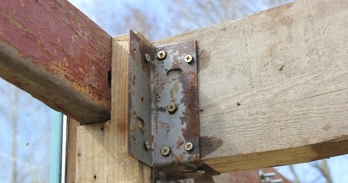 This is Shed roof joist hangers Frank C