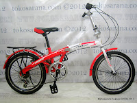 Sepeda Lipat Phoenix NP16-2020 6 Speed Shimano RevoShift 16 Inci
