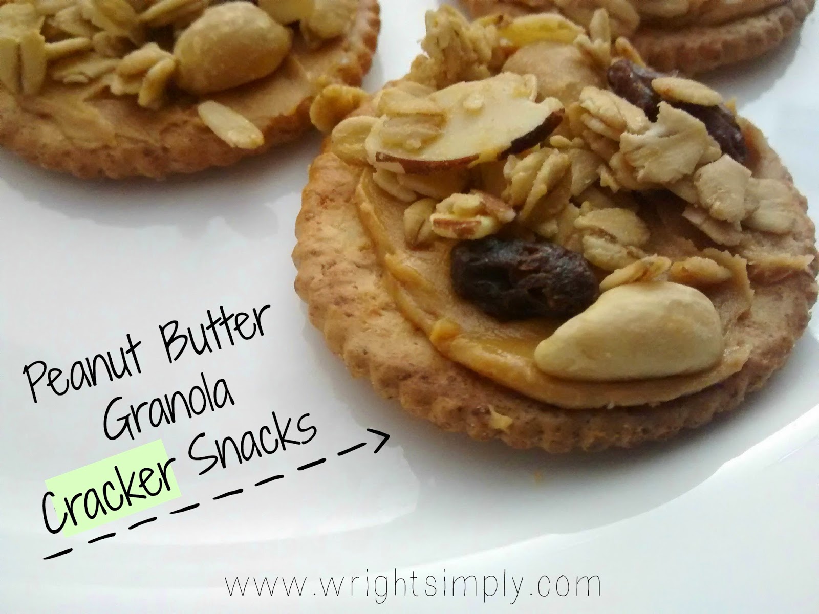 Simply Wright Peanut Butter Granola Cracker Snacks