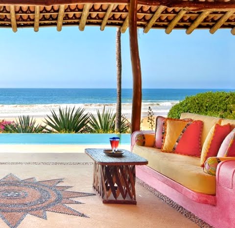 resort mexico beach alamandas las list colorful hideaway colors villas coastal mosaics sprinkled decorated among gardens stone