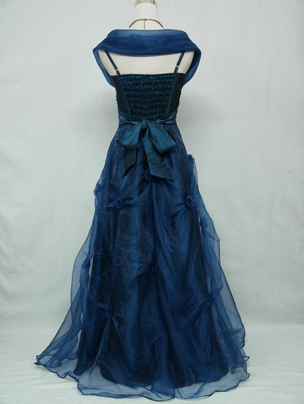 A Wedding Addict: A Line Dark Blue Layer Tail Strapless Wedding Dresses