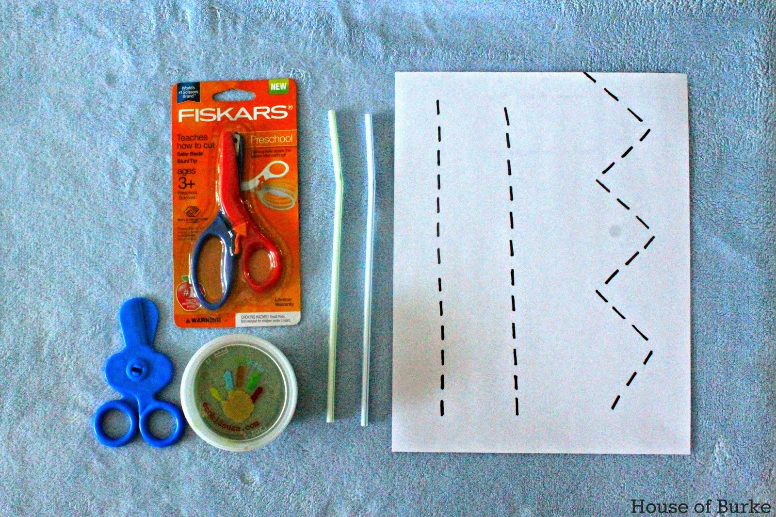 House of Burke Introducing Scissors to Toddlers