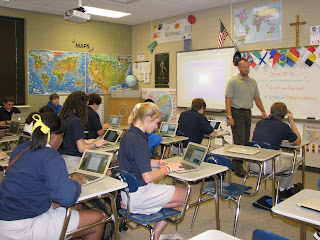 Montgomery Catholic Integrates Technology into History 1