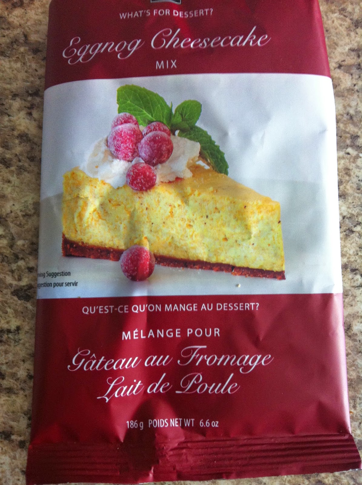 Easy Epicure recipes by Dee Epicure Eggnog Cheesecake