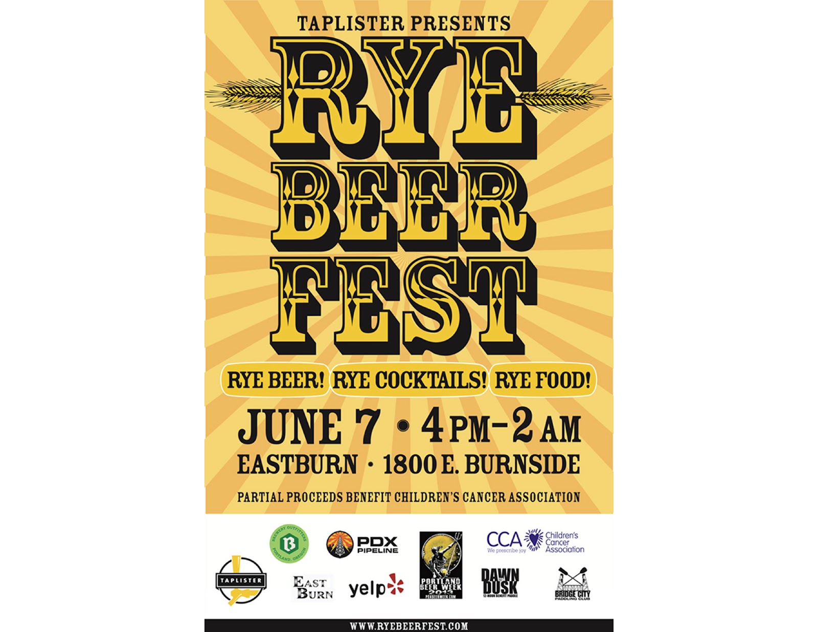2nd Annual Rye Beer Fest During Portland Beer Week New School Beer