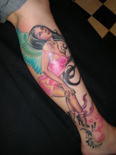Pin Up Girls Tattoo Designs Traditionally, most pin-up girl designs are com...
