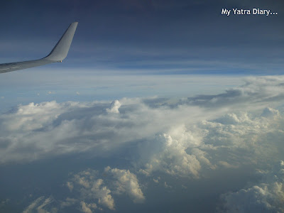 Cloud cover from airplane - Mumbai