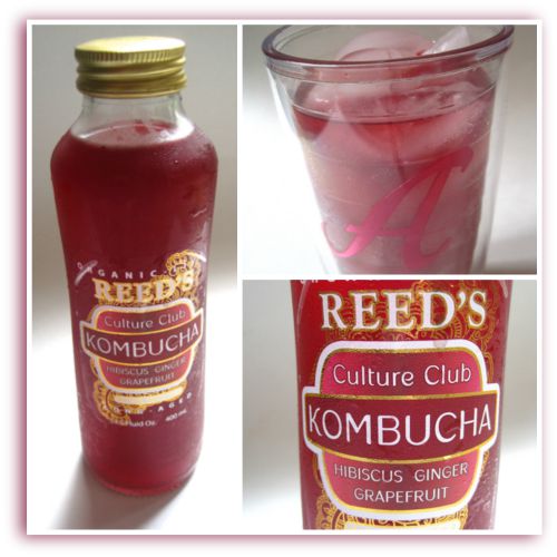 Tea With Friends Reed's Culture Club Kombucha — Hibiscus Ginger Grapefruit