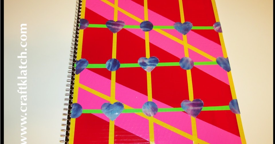 Craft Klatch ® Duct Tape Notebook Back To School Craft