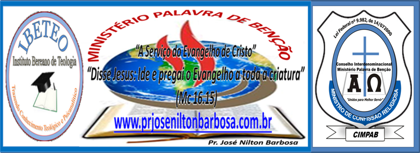 CIMPAB - CONSELHO INTERDENOMINACIONAL MINISTERIO PALAVRA DE BENÇÃO