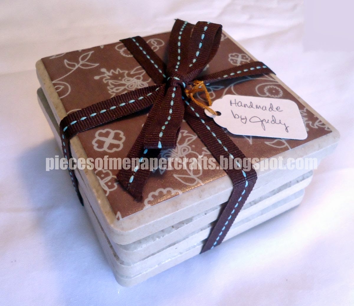 Pieces of Me Scrapbooking & Paper Crafts Tutorial DIY Ceramic Tile