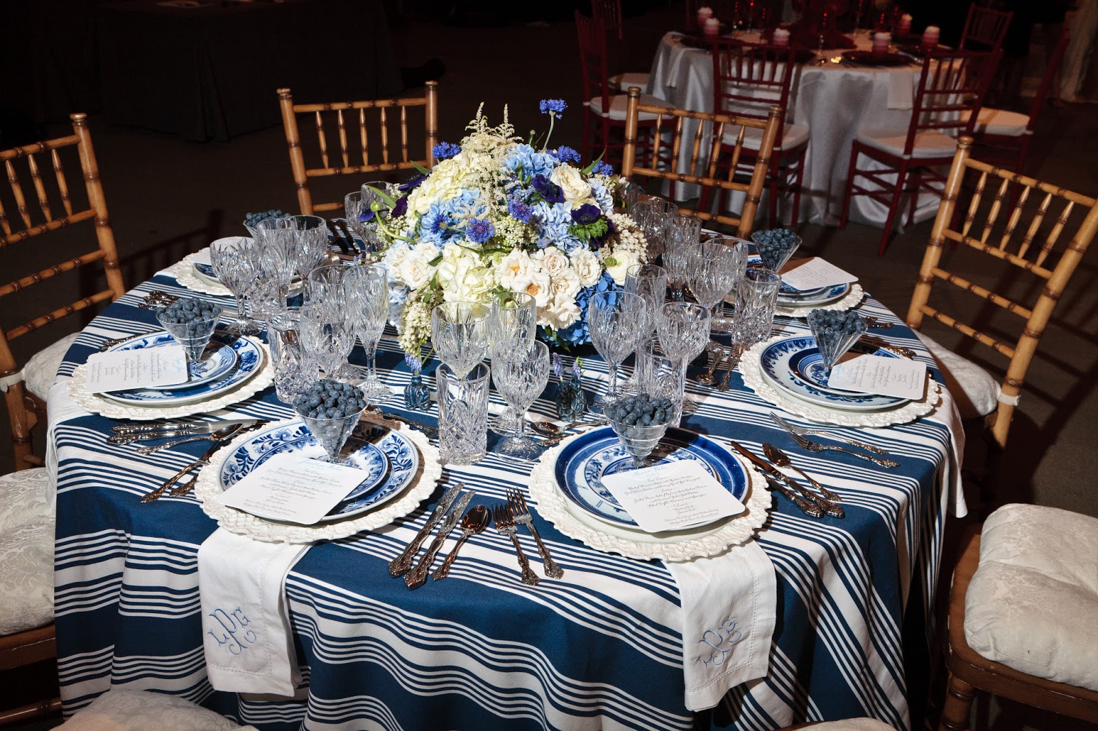 Tabletop Tuesday Blue + White POSH Couture Rentals