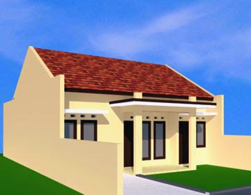 Desain Rumah Minimalis Type 60 - Sudut Kiri Gambar Rumah Minimalis Type 60 - Sudut Kiri