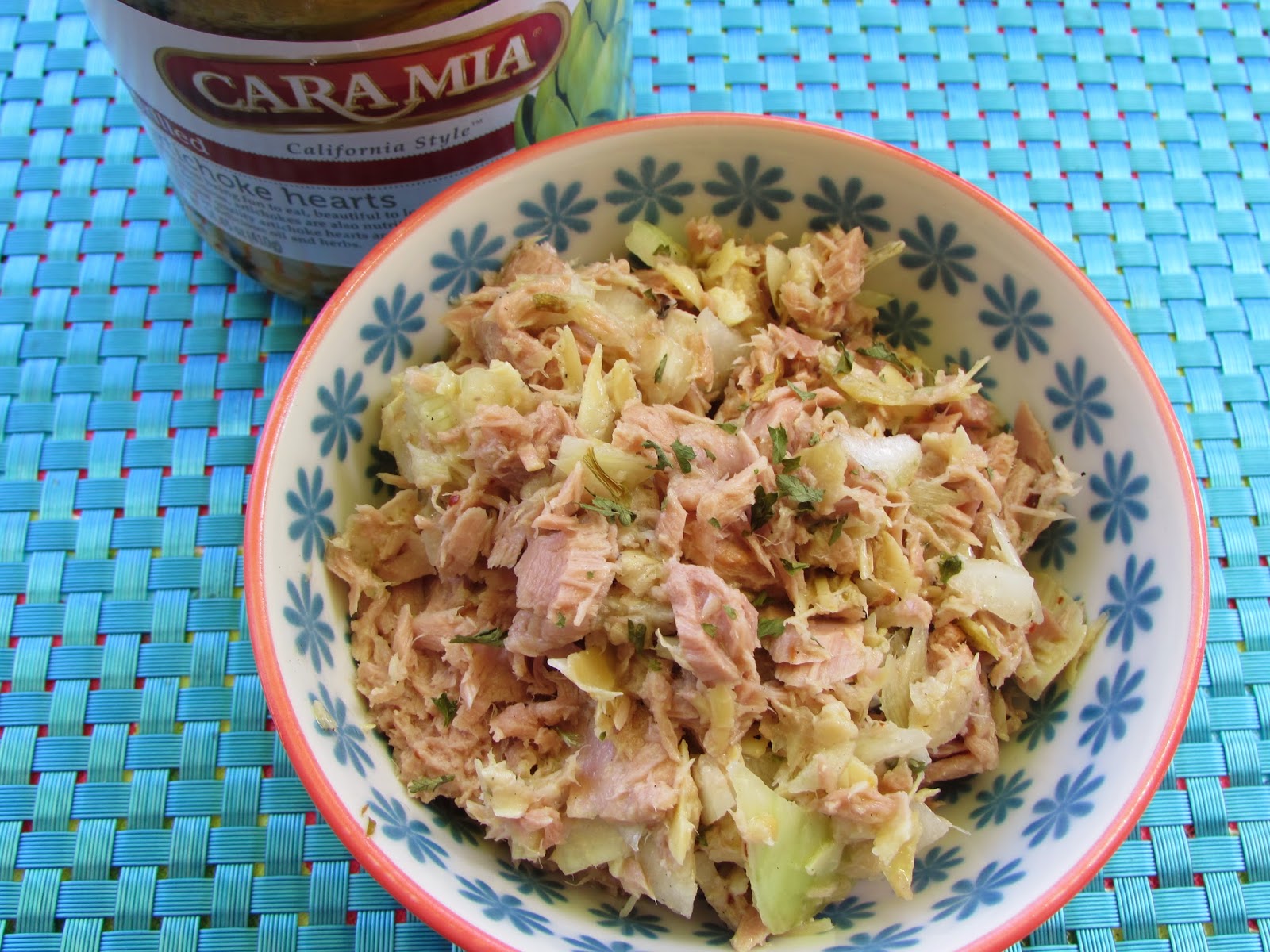 Cara Mia Grilled Artichoke Hearts and Tuna Salad
