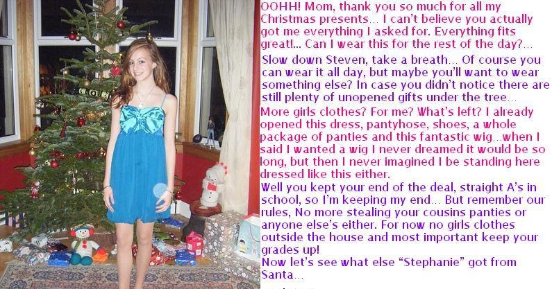 PG Rated TG Captions: A Christmas Gift&hellip;from Becca