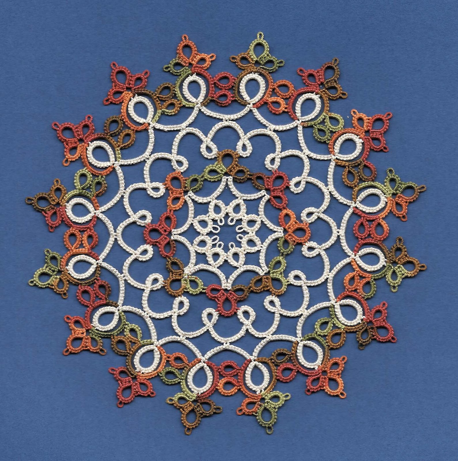 Tatting by the Bay Doily is Done