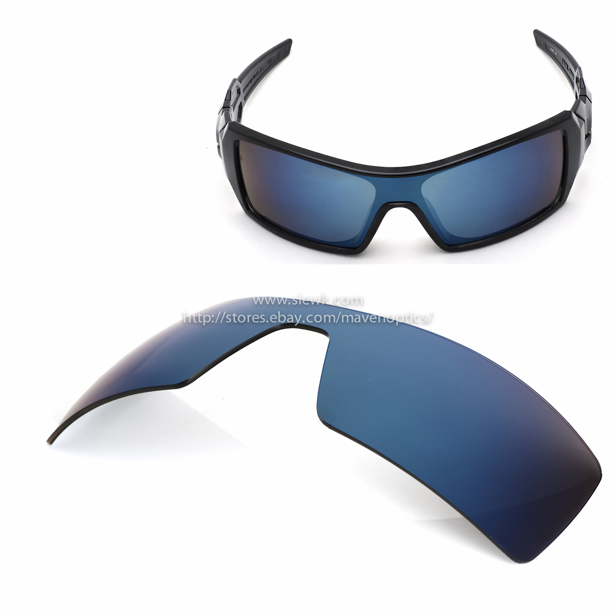 Maven Optics Oakley Sunglass Replacement Lens Product Photography