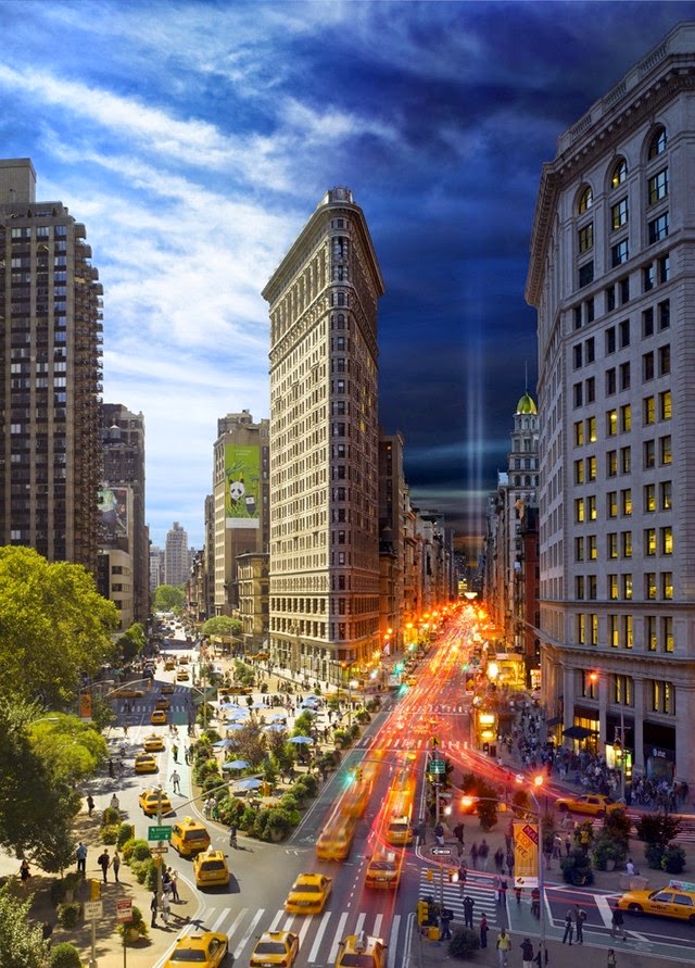 Day and Night in New York City Captured in Single Images photography by Stephen Wilkes