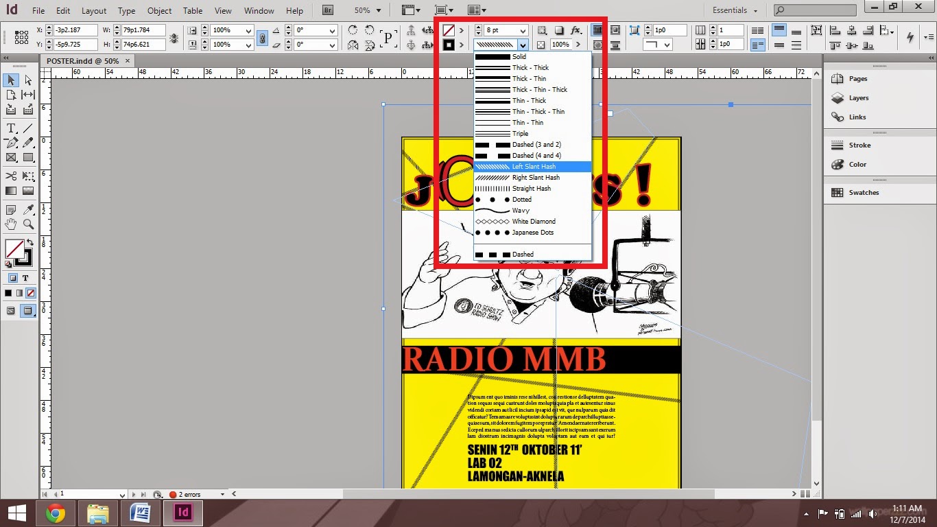 Cara Membuat Poster Di Adobe Indesign Kelas Desain Belajar Desain Grafis Mudah