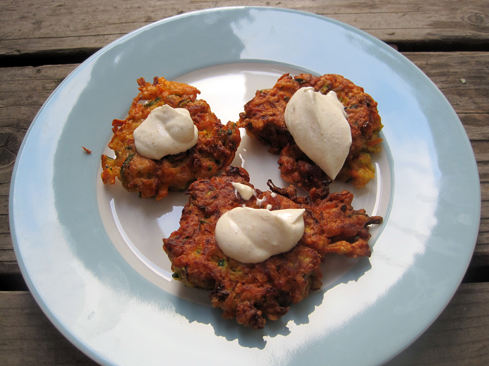 Cupcake Muffin Spiced ZucchiniCarrotYam Fritters