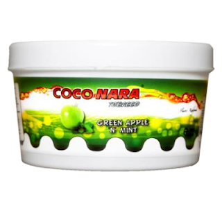 Click to read this review COCO-NARA 'GREEN APPLE N MINT' FLAVOR HOOKAH SHISHA TOBACCO
