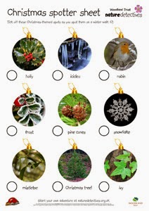 Puppy Love Preschool Free Winter Nature Scavenger Hunt Printables